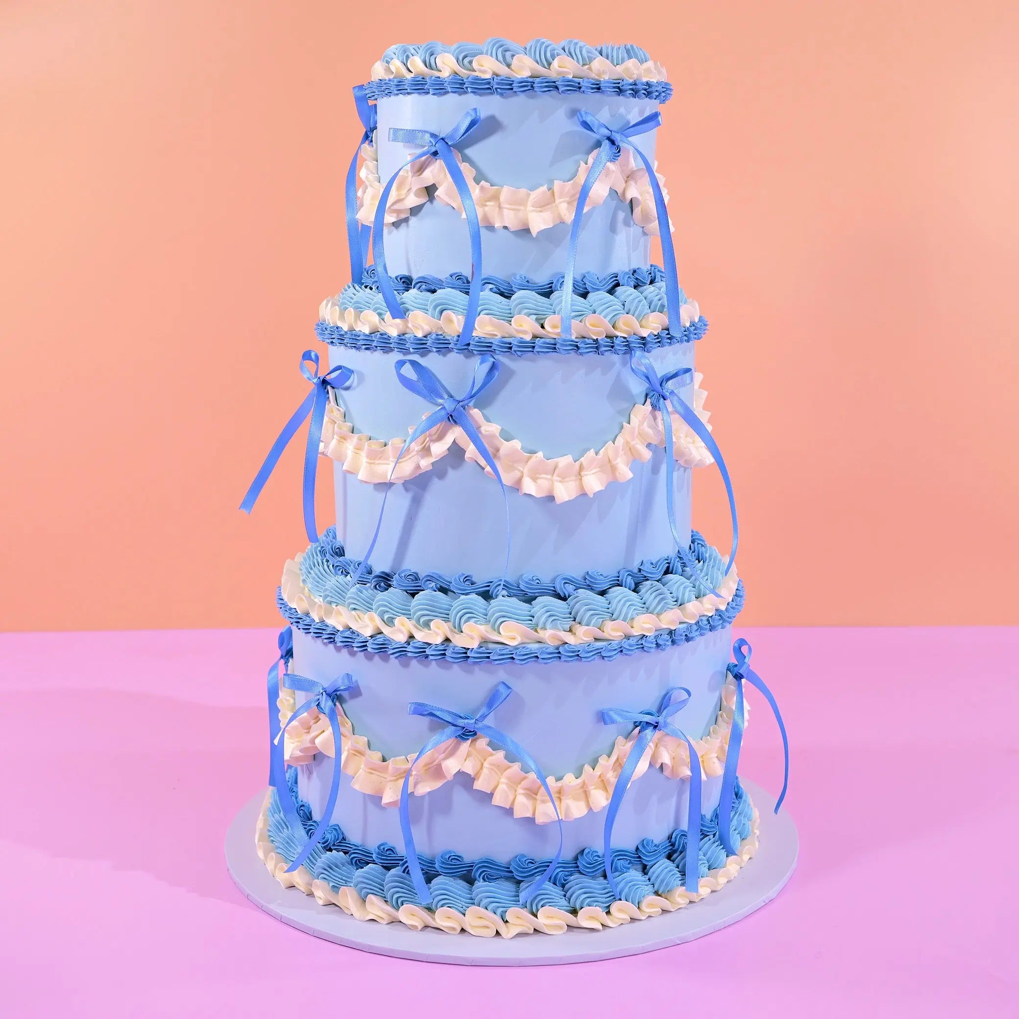 3 Tier Vintage Cake C&D Cakes Stacked