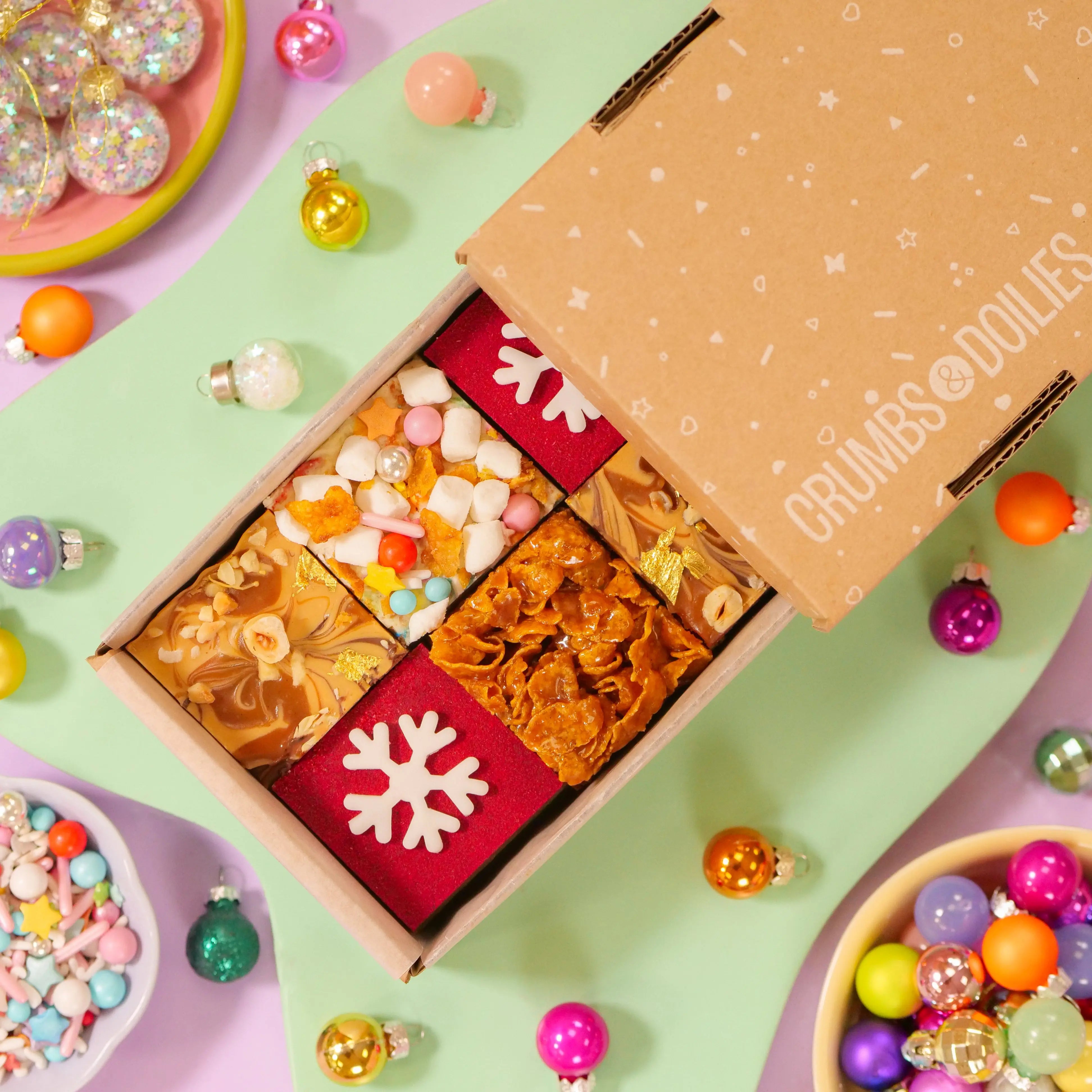 Christmas Brownie Box C&D Brownies
