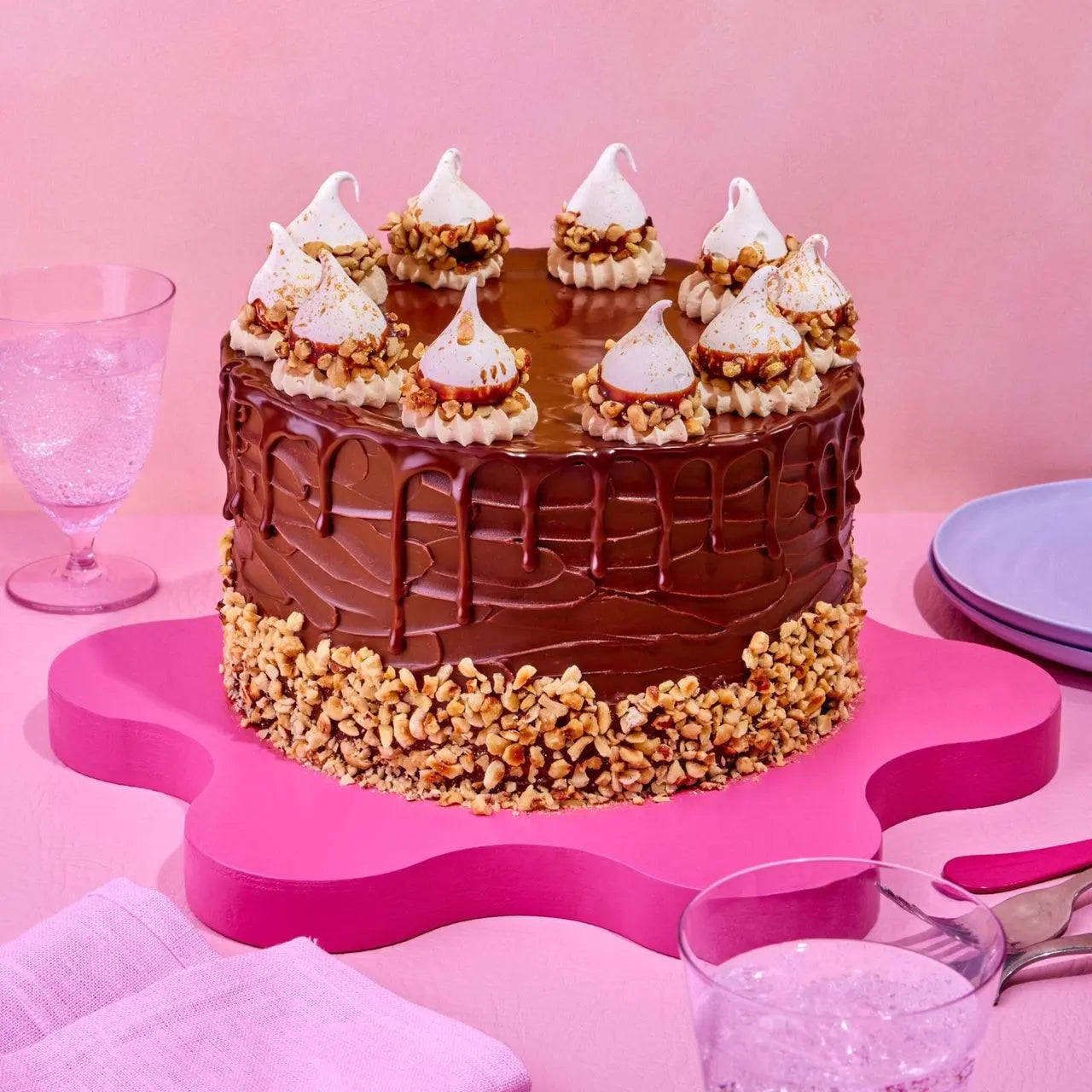 Ferrero Rocher Cake - Crumbs & Doilies