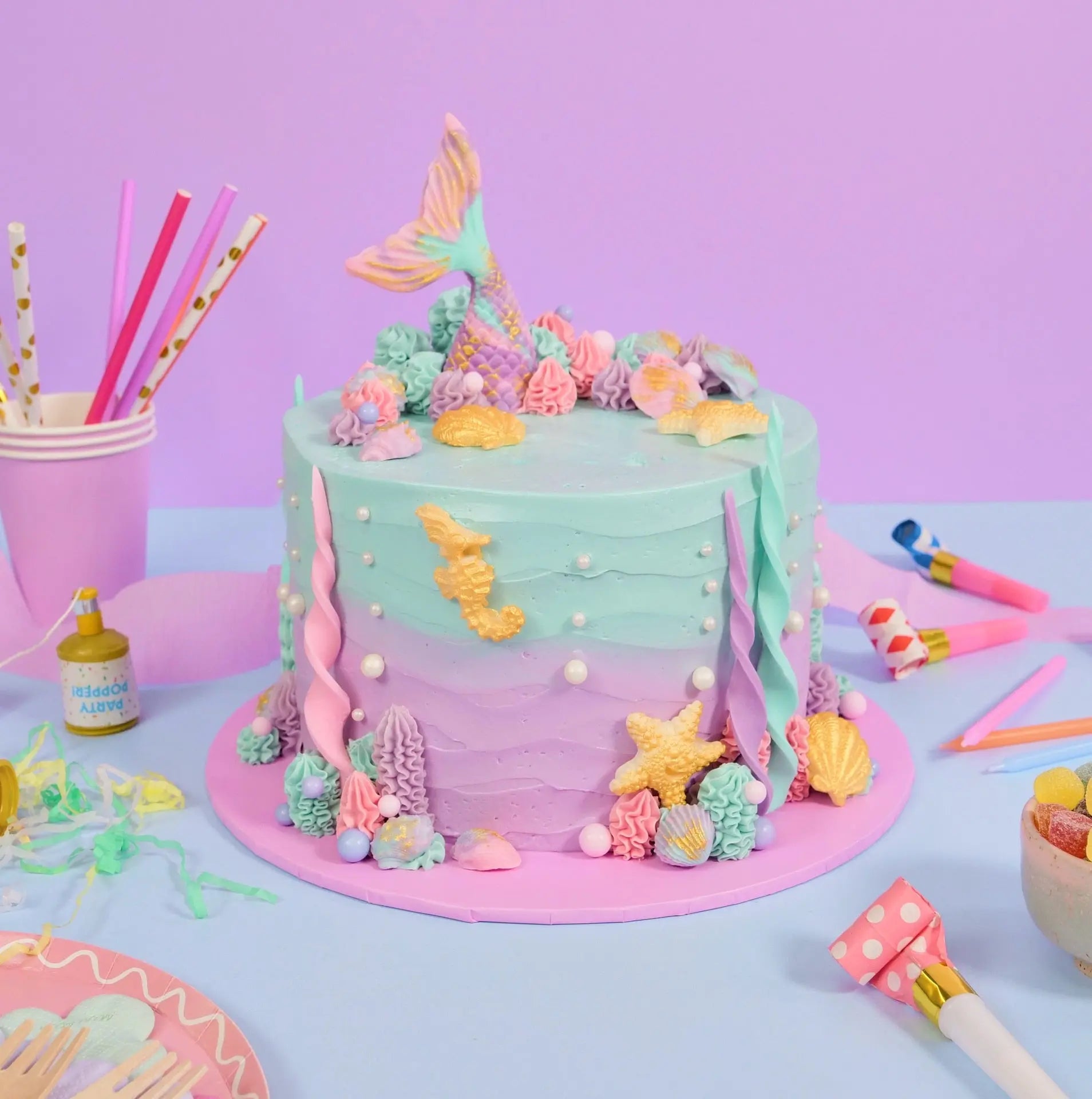 Mermaid Cake C&D Cakes