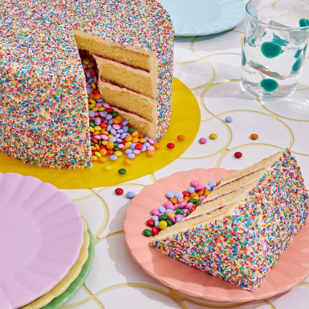 Pinata Cake - Crumbs & Doilies