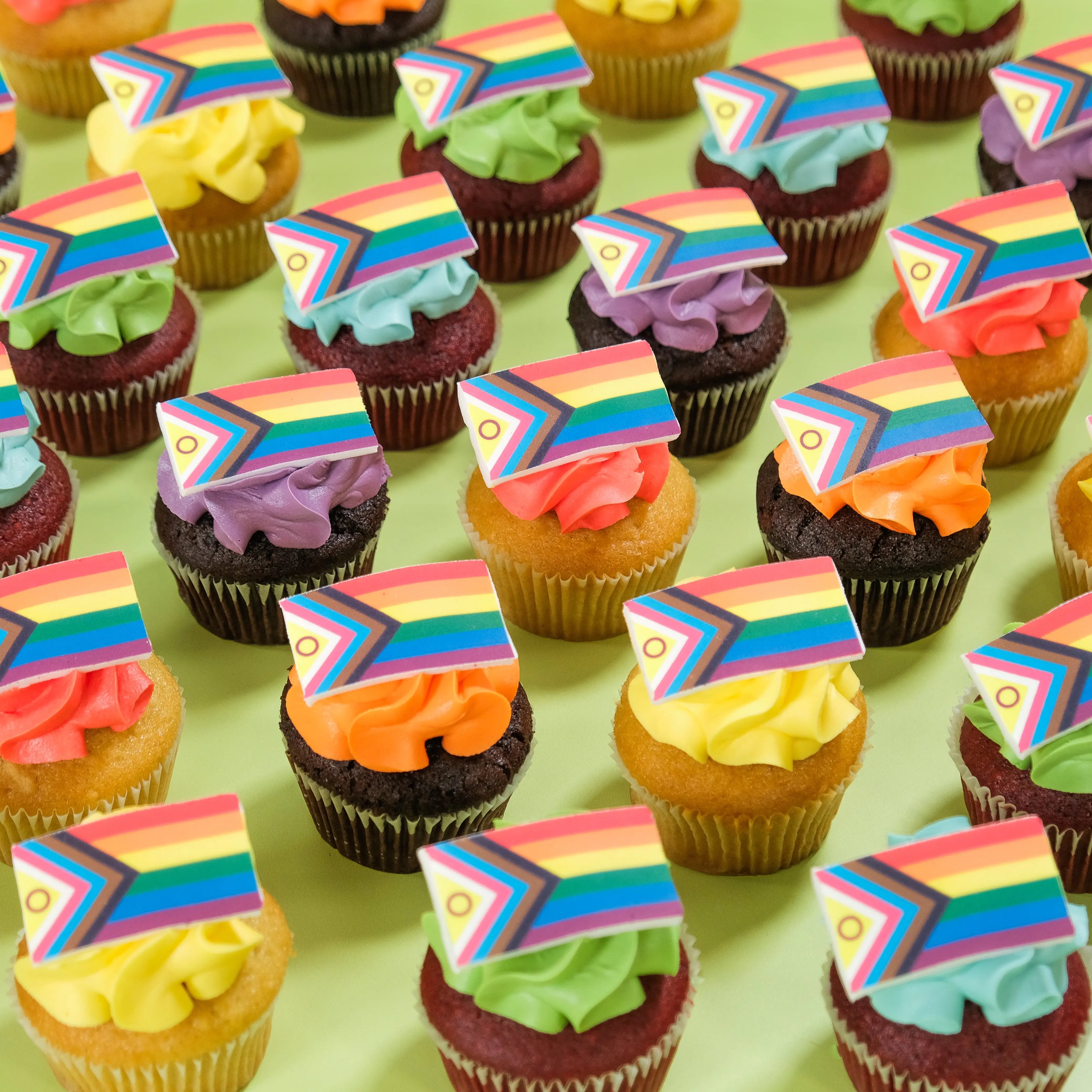 Pride Cupcakes - Crumbs & Doilies