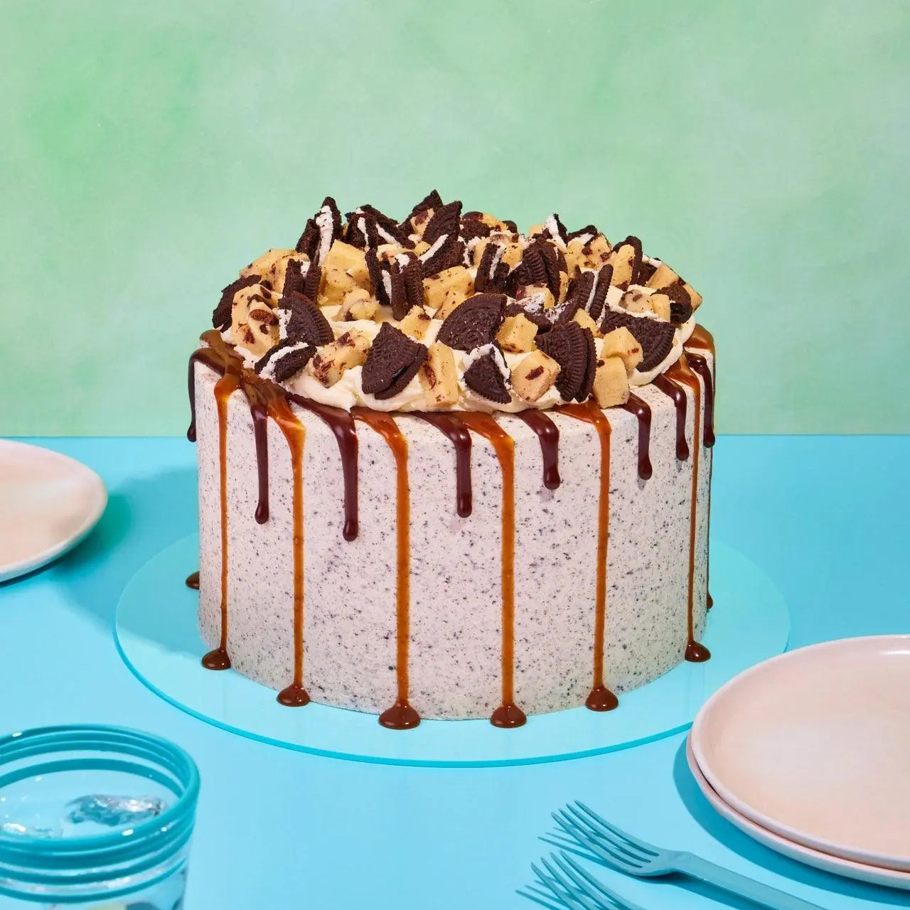 Red Velvet Volcano Cake - Crumbs & Doilies